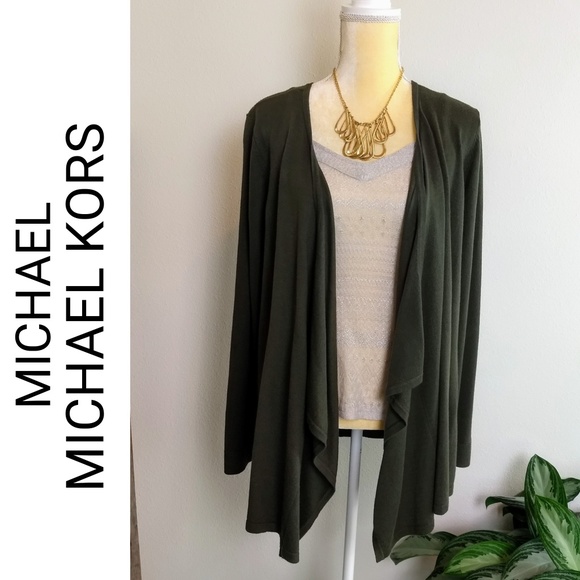 MICHAEL Michael Kors Sweaters - MK Ivy Open Flowing Cardigan
